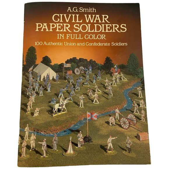 Civil War Paper Soldiers - Color - A.G. Smith - 100 Soldiers Near Mint Condition - Picture 1 of 9